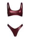 yz tH[MulX fB[X ㉺Zbg  Bikini Burgundy