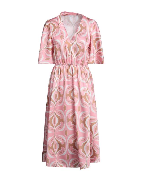 【送料無料】 ビアンコギアッチオ レディース ワンピース トップス Midi dress Pink