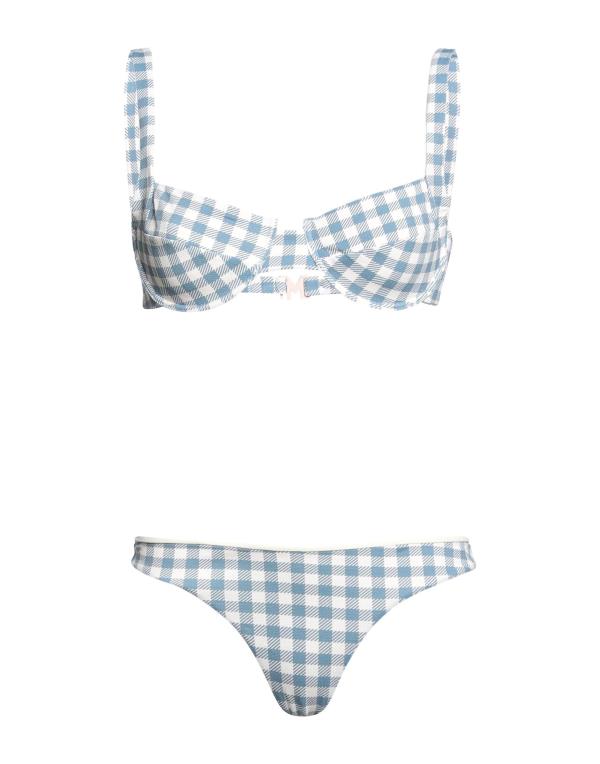 色で選ぶ水着｜【送料無料】 マネビ レディース 上下セット 水着 Bikini Pastel blue