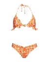 【送料無料】 エトロ レディース 上下セット 水着 Bikini Orange