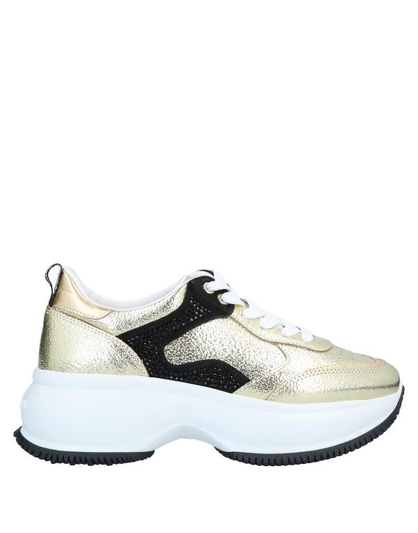 【送料無料】 ホーガン レディース スニーカー シューズ Sneakers Gold