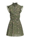 【送料無料】 ラブ モスキーノ レディース ワンピース トップス Short dress Military green