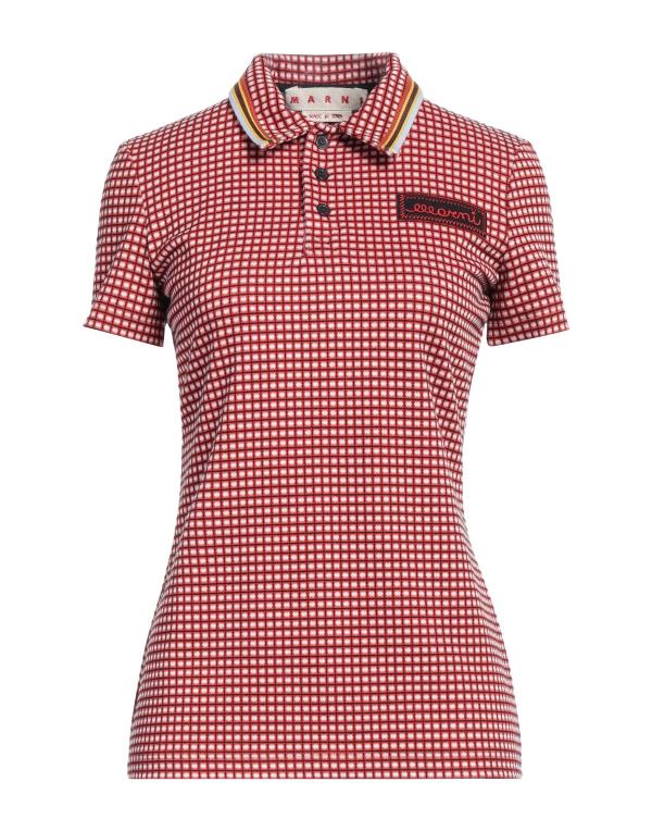 【送料無料】 マルニ レディース ポロシャツ トップス Polo shirt Tomato red