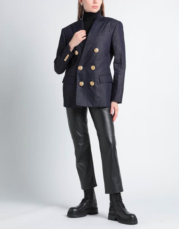 【送料無料】 ディースクエアード レディース ジャケット・ブルゾン ブレザー アウター Blazer Blue