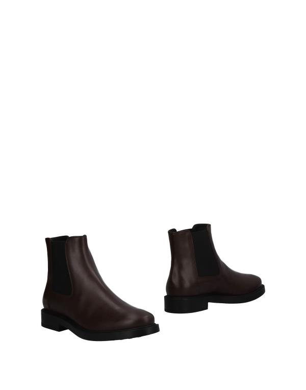 トッズ ブーツ レディース 【送料無料】 トッズ レディース ブーツ・レインブーツ ブーティ シューズ Ankle boot Dark brown