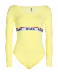 【送料無料】 モスキーノ レディース ナイトウェア アンダーウェア Lingerie bodysuit Yellow