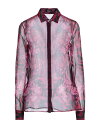 【送料無料】 ヴェルサーチ レディース シャツ トップス Floral shirts & blouses Fuchsia