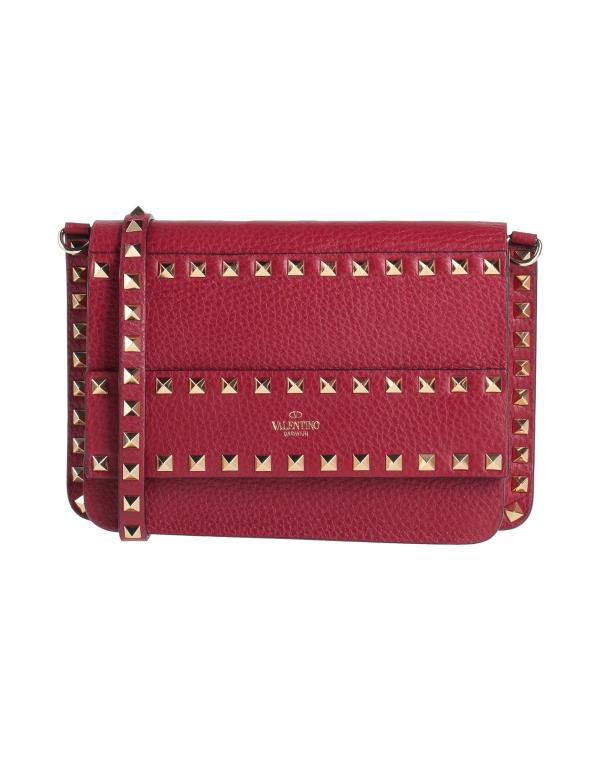 【送料無料】 ヴァレンティノ レディース ショルダーバッグ バッグ Cross-body bags Burgundy