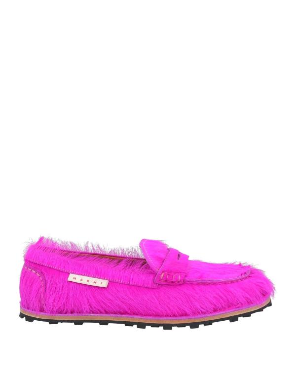 【送料無料】 マルニ レディース スリッポン・ローファー シューズ Loafers Fuchsia