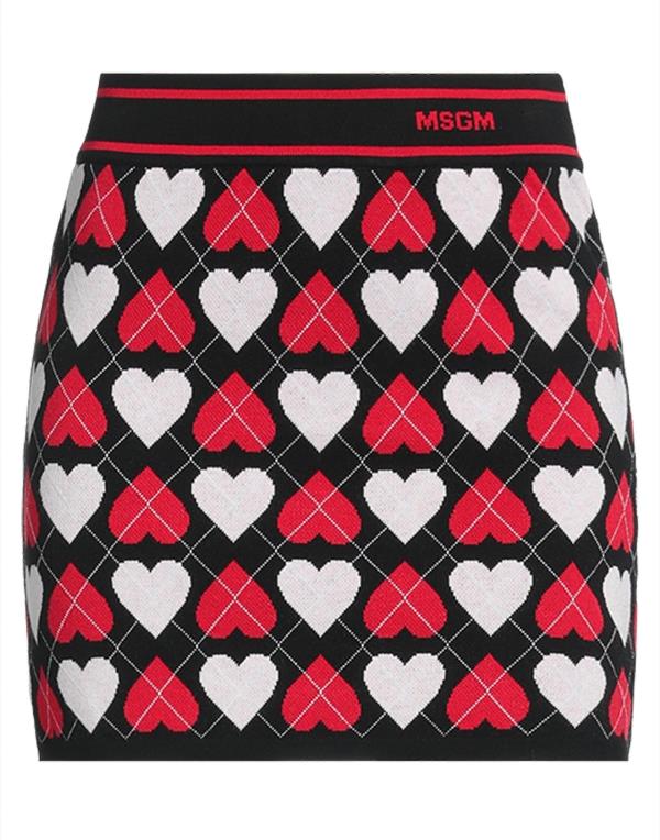 エムエスジイエム 【送料無料】 エムエスジイエム レディース スカート ボトムス Mini skirt Black