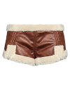 【送料無料】 ディースクエアード レディース ハーフパンツ・ショーツ ボトムス Shorts & Bermuda Brown