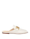 yz gbY fB[X T_ V[Y Mules and clogs White