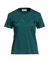 【送料無料】 ランバン レディース Tシャツ トップス T-shirt Emerald green