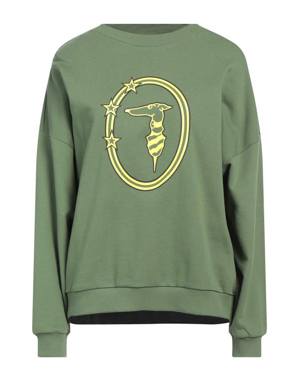 【送料無料】 トラサルディ レディース パーカー・スウェット アウター Sweatshirt Military green