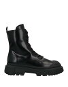 【送料無料】 ホーガン レディース ブーツ・レインブーツ ブーティ シューズ Ankle boot Black