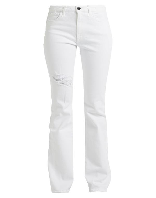 【送料無料】 スリーバイワン レディース デニムパンツ ジーンズ ボトムス Denim pants White