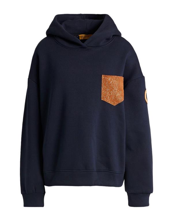 【送料無料】 エバリート レディース パーカー・スウェット フーディー アウター Hooded sweatshirt Midnight blue