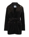 【送料無料】 エディター レディース ジャケット・ブルゾン アウター Full-length jacket Dark brown