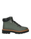 【送料無料】 ホーガン レディース ブーツ・レインブーツ ブーティ シューズ Ankle boot Military green