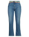 【送料無料】 ラブ モスキーノ レディース デニムパンツ ボトムス Bootcut Jeans Blue