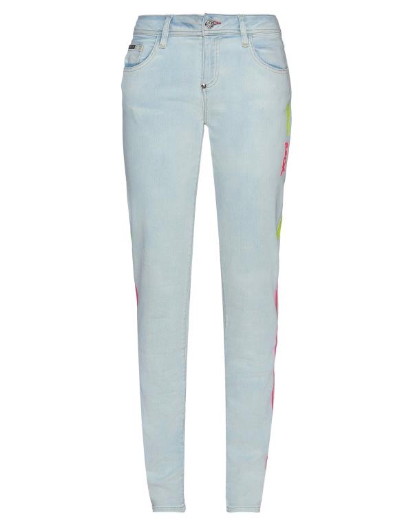 【送料無料】 フィリッププレイン レディース デニムパンツ ジーンズ ボトムス Denim pants Blue