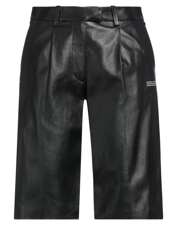 【送料無料】 オフホワイト レディース カジュアルパンツ クロップドパンツ ボトムス Cropped pants & culottes Black