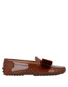 【送料無料】 トッズ レディース スリッポン・ローファー シューズ Loafers Brown