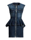 【送料無料】 ジバンシー レディース ワンピース トップス Denim dress Blue