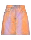 エムエスジイエム 【送料無料】 エムエスジイエム レディース スカート ボトムス Denim skirt Orange