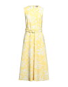 【送料無料】 レッドバレンティノ レディース ワンピース トップス Midi dress Yellow