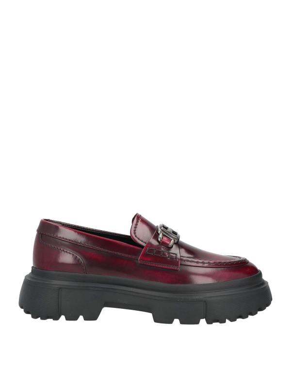 【送料無料】 ホーガン レディース スリッポン・ローファー シューズ Loafers Burgundy