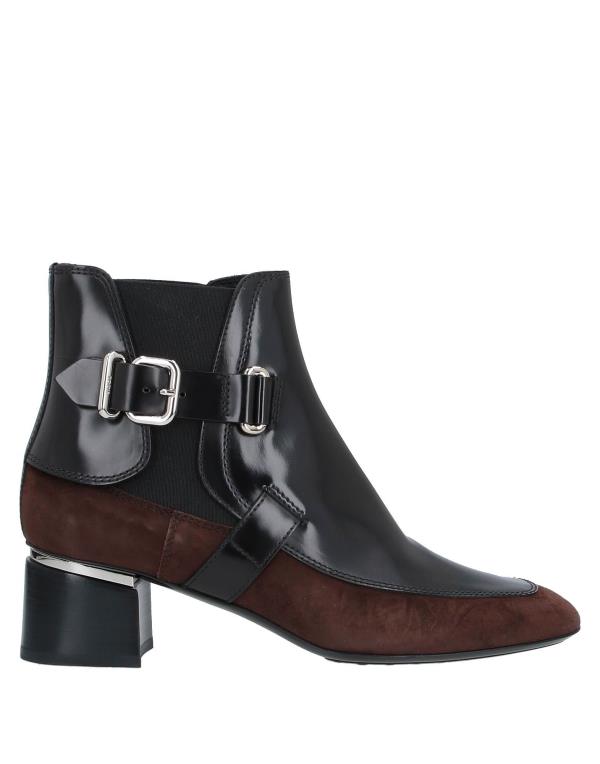 トッズ ブーツ レディース 【送料無料】 トッズ レディース ブーツ・レインブーツ ブーティ シューズ Ankle boot Dark brown