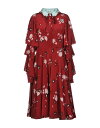 【送料無料】 ヴァレンティノ レディース ワンピース トップス Midi dress Burgundy