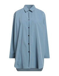 【送料無料】 ジル・サンダー レディース シャツ トップス Solid color shirts & blouses Pastel blue
