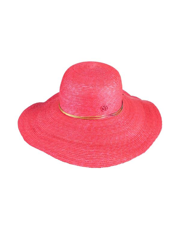  メゾンミッシェル レディース 帽子 アクセサリー Hat Fuchsia