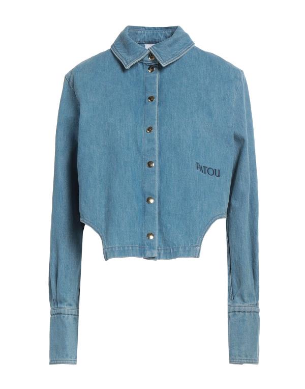 【送料無料】 ジャンパトゥ レディース シャツ デニムシャツ トップス Denim shirt Blue