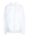 【送料無料】 モーテル レディース シャツ トップス Solid color shirts & blouses White