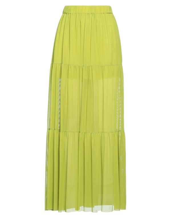  フィジコ レディース スカート ボトムス Maxi Skirts Acid green