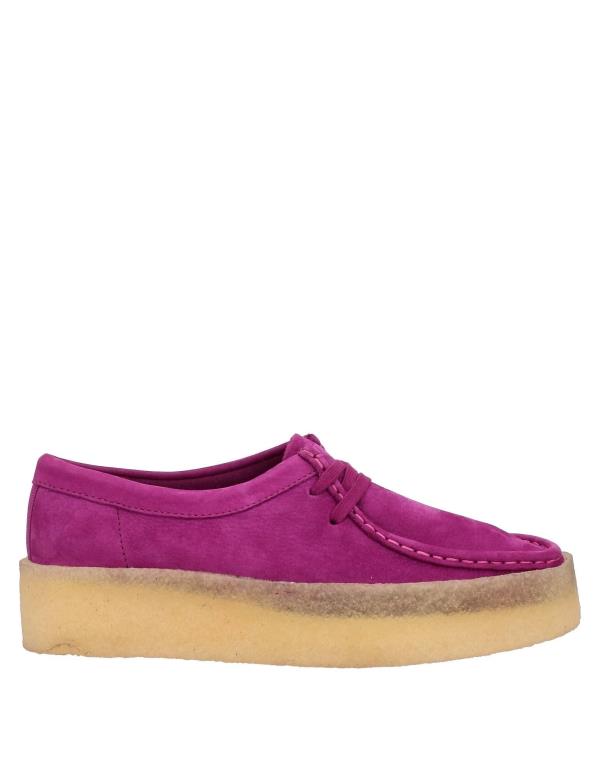 【送料無料】 クラークス レディース スリッポン・ローファー シューズ Laced shoes Mauve