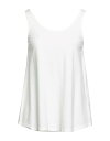 【送料無料】 アルファス テューディオ レディース タンクトップ トップス Tank top White