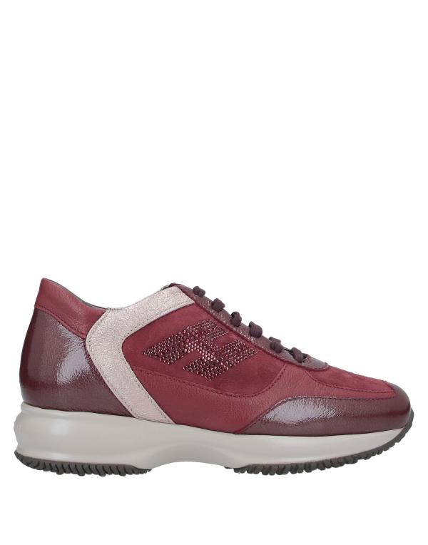 【送料無料】 ホーガン レディース スニーカー シューズ Sneakers Burgundy