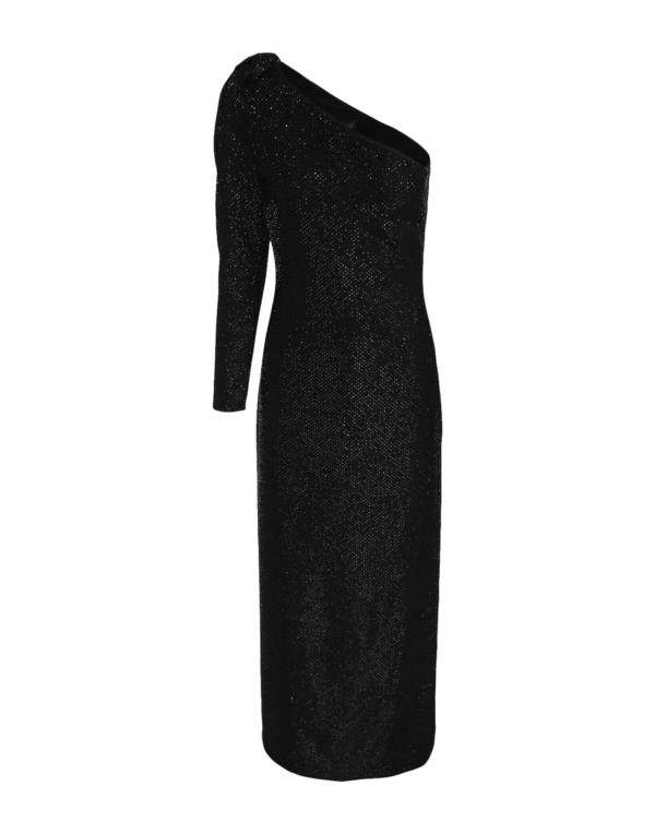 【送料無料】 ヴェルサーチ レディース ワンピース トップス Long dress Black