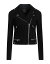 【送料無料】 ピンコ レディース ジャケット・ブルゾン アウター Biker jacket Black