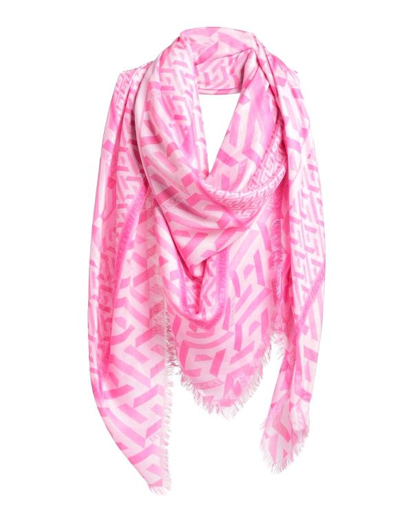 ベルサーチ マフラー（レディース） 【送料無料】 ヴェルサーチ レディース マフラー・ストール・スカーフ アクセサリー Scarves and foulards Pink