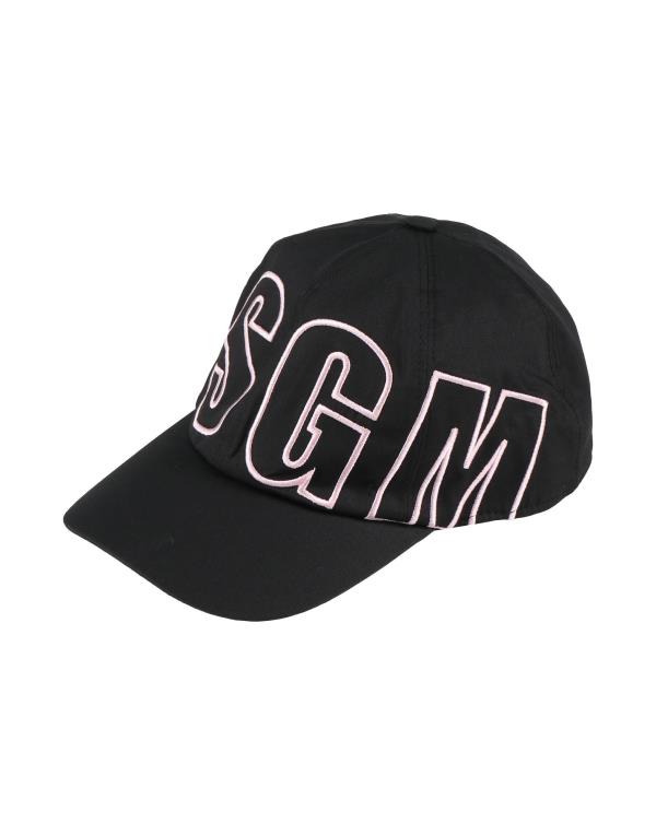 【送料無料】 エムエスジイエム レディース 帽子 アクセサリー Hat Black