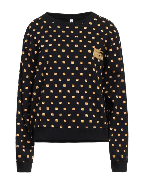 【送料無料】 モスキーノ レディース パーカー・スウェット アウター Sweatshirt Blackのサムネイル