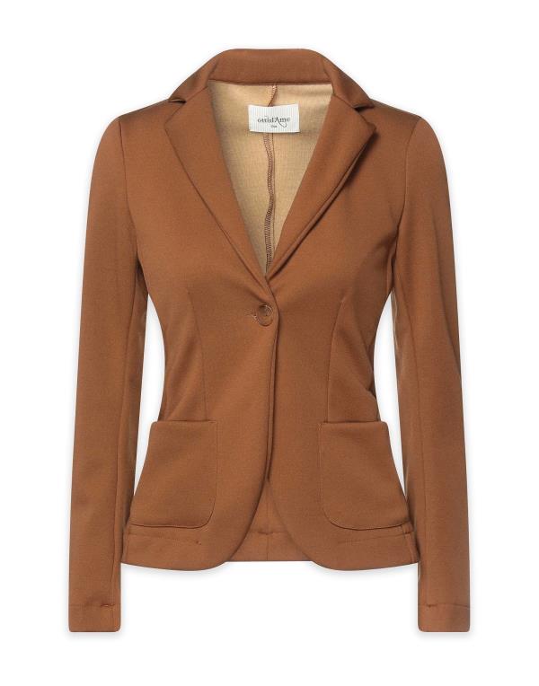 【送料無料】 オットダム レディース ジャケット・ブルゾン ブレザー アウター Blazer Light brown