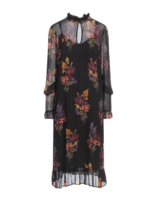 【送料無料】 ツインセット レディース ワンピース トップス Midi dress Black