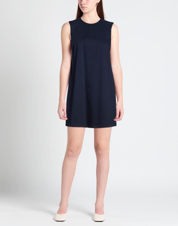 【送料無料】 アティピコ レディース ワンピース トップス Short dress Navy blue