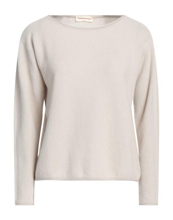 【送料無料】 ロッソピューロ レディース ニット・セーター アウター Cashmere blend Light grey